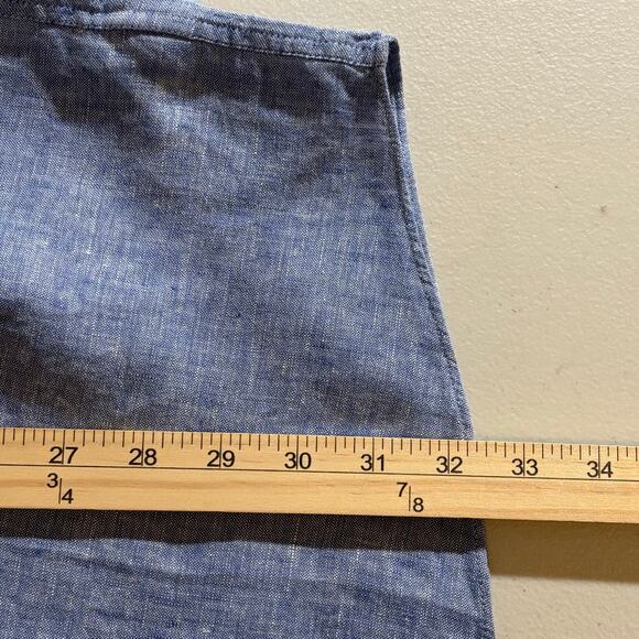 Untuckit Long Sleeve Shirt Men's XXXLC Linen Wrinkle Resistant Button Up Office - Picture 7 of 10